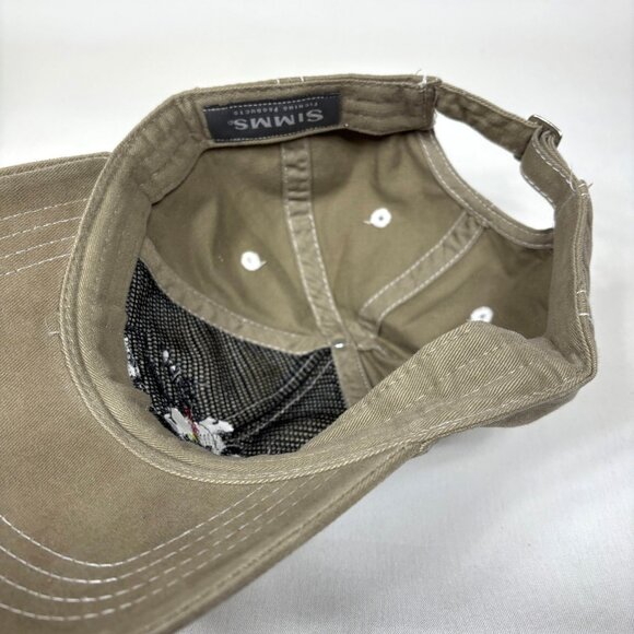 Simms Fishing Gorge Fly Shop Hood River Oregon Embroidered Strapback Cap Hat - Picture 7 of 7